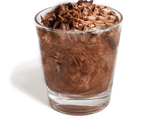 dark chocolate mousse