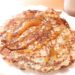 gluten free buckwheat pancake with maple syrup