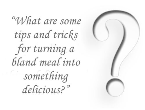 make bland food tastier
