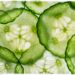 sliced cucumber