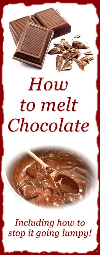 how to melt chocolate