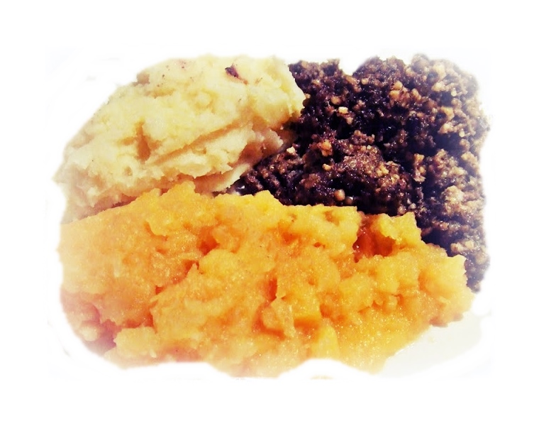 haggis neeps and tatties clipart house