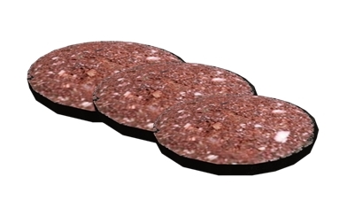 black pudding slices