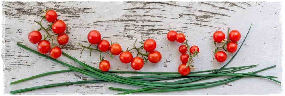 tomatoes and chives