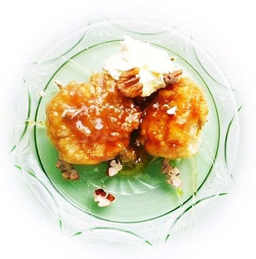 dumplings cooked in maaple syrup